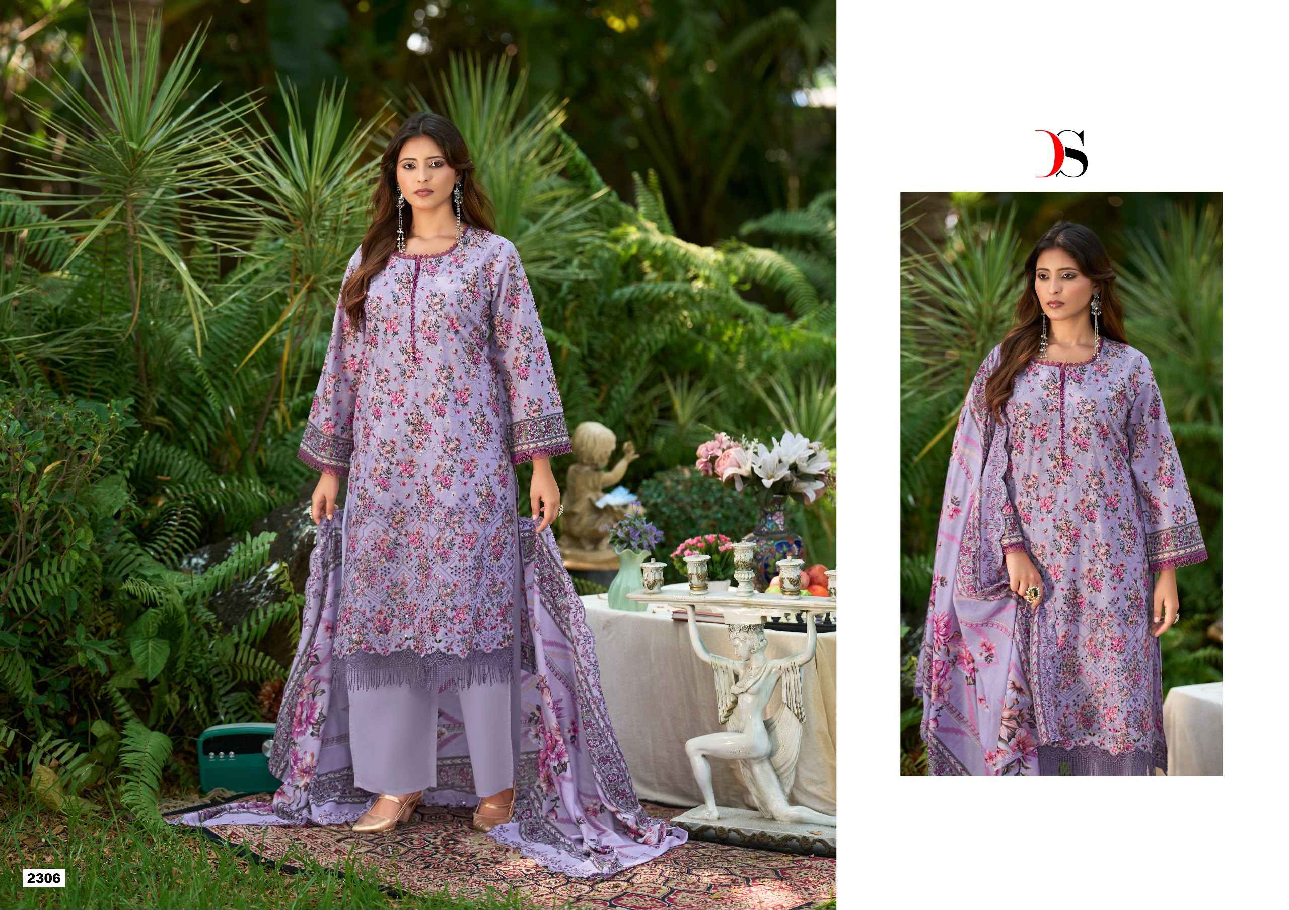 Deepsy Bin Saeed Vol 23 Cotton Dress Material 8 pcs Catalogue