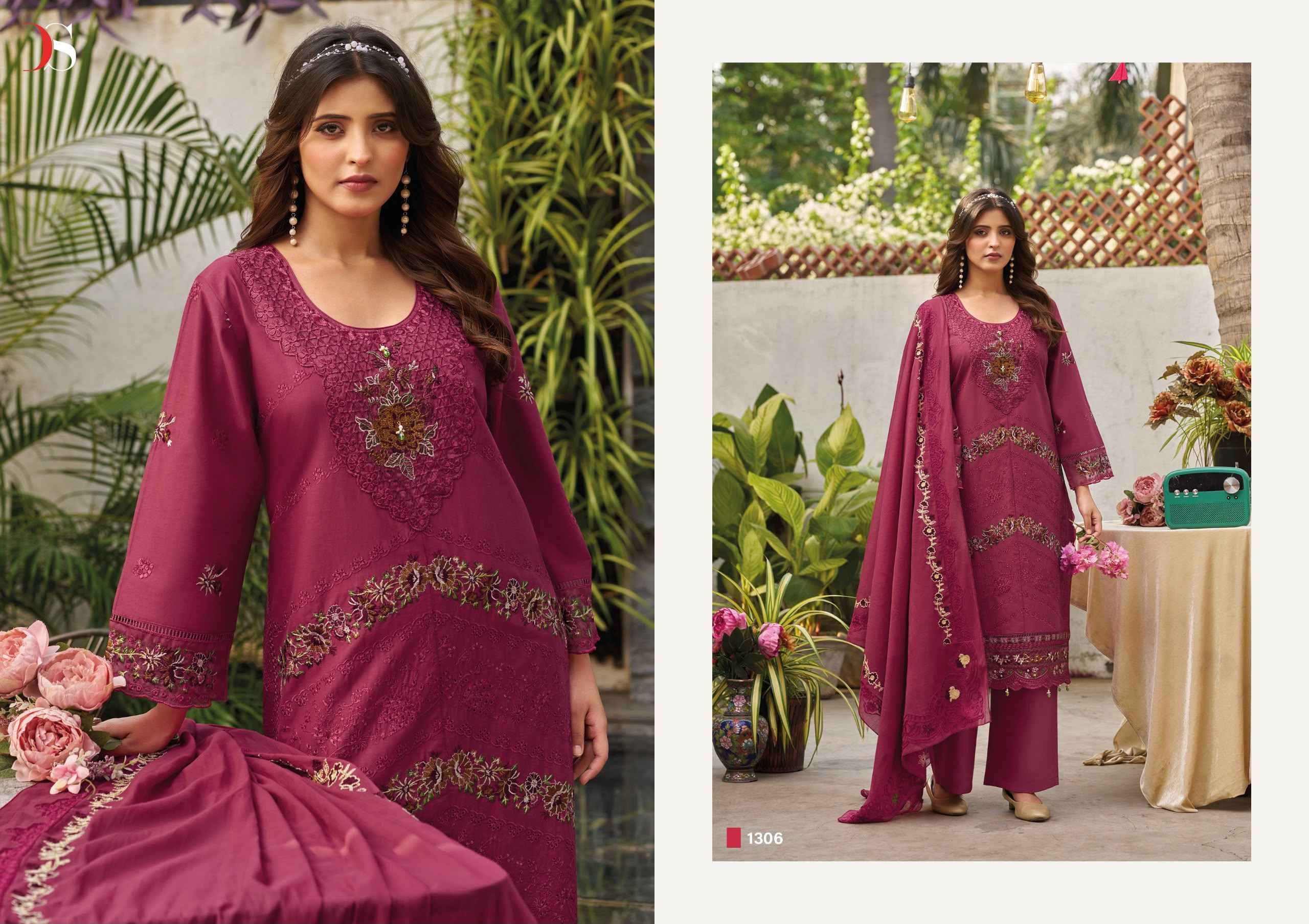 Deepsy Elaf Premium Vol 13 Cotton Dress Material 6 pcs Catalogue