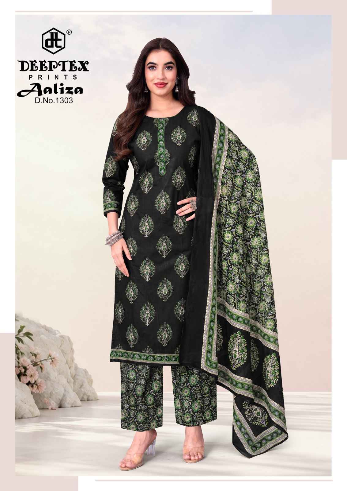 Deeptex Aaliza Vol 13 Cotton Dress Material 10 pcs Catalogue