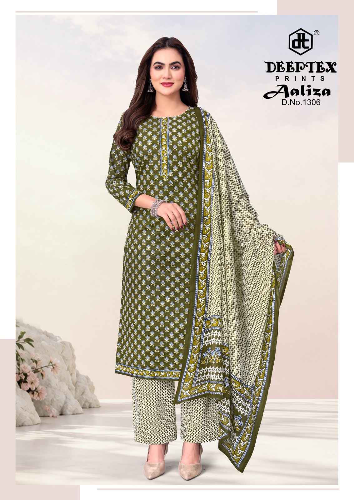 Deeptex Aaliza Vol 13 Cotton Dress Material 10 pcs Catalogue
