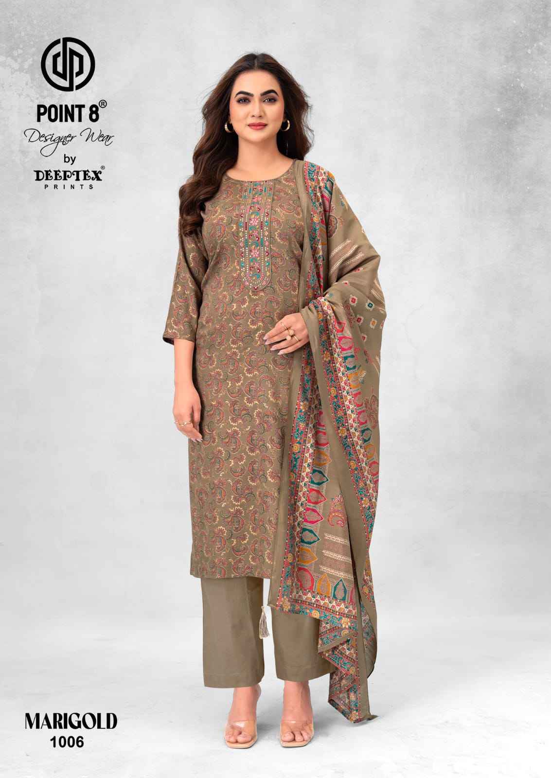 Deeptex Mari Gold Vol 1 Readymade Jam Satin Dress 8 pcs Catalogue