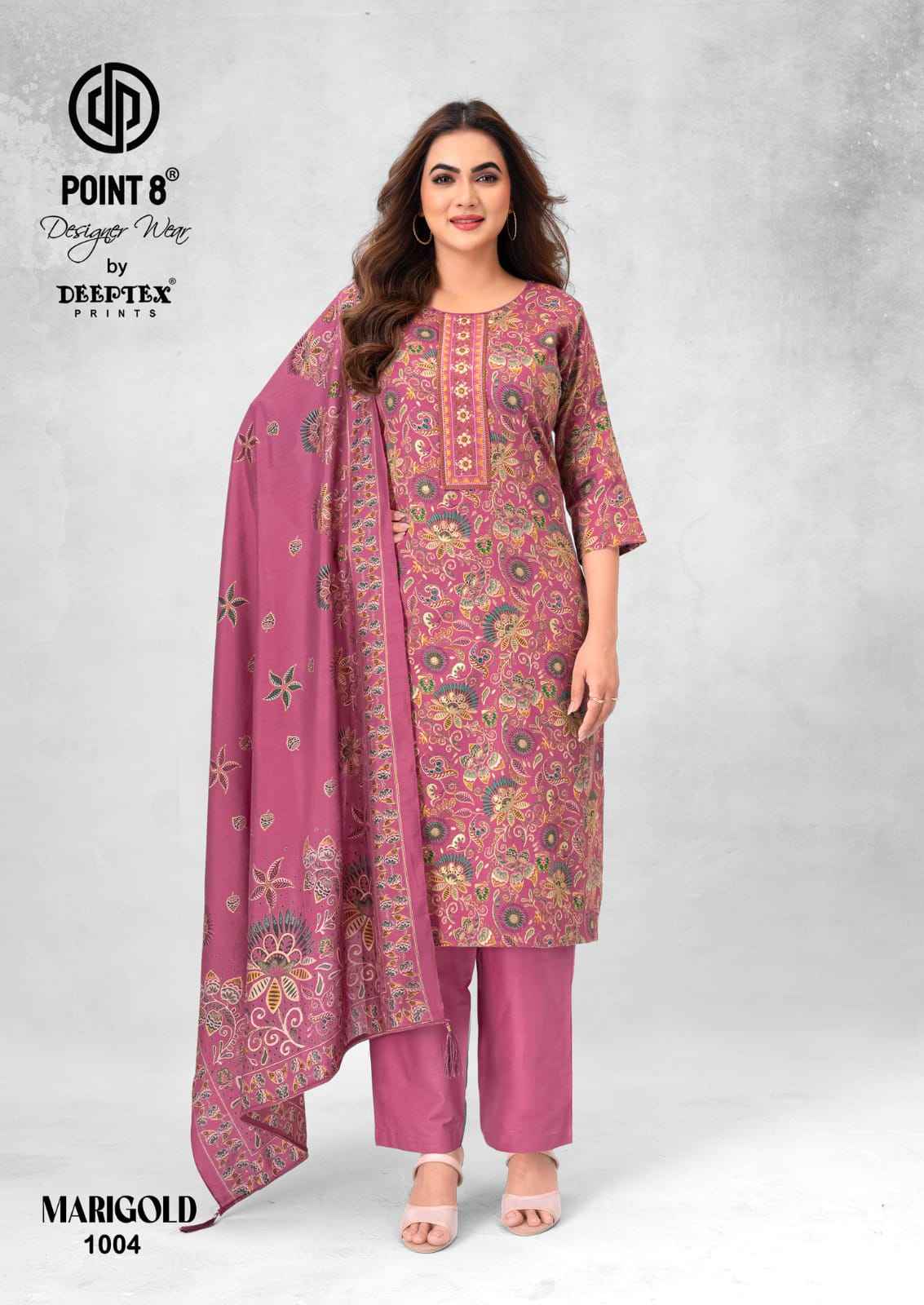 Deeptex Mari Gold Vol 1 Readymade Jam Satin Dress 8 pcs Catalogue