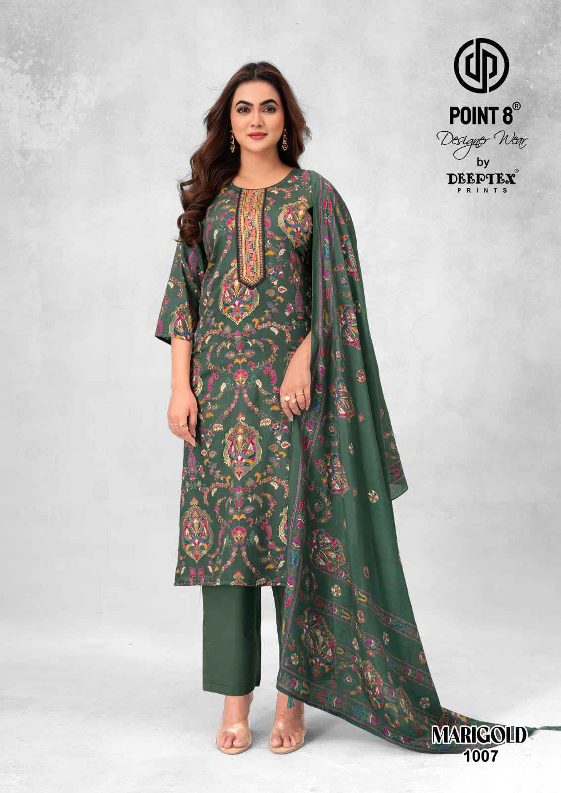 Deeptex Mari Gold Vol 1 Readymade Jam Satin Dress 8 pcs Catalogue