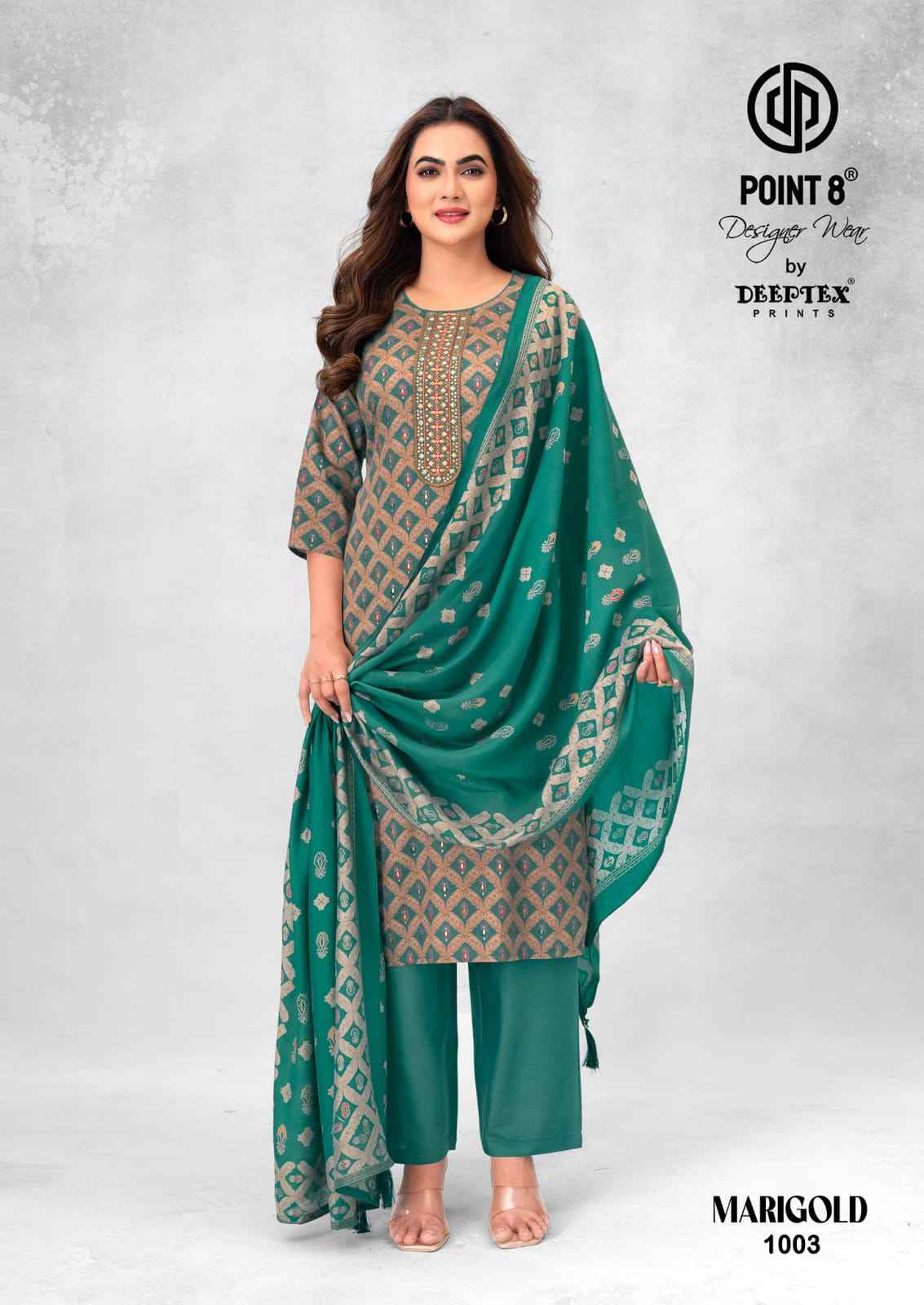 Deeptex Mari Gold Vol 1 Readymade Jam Satin Dress 8 pcs Catalogue