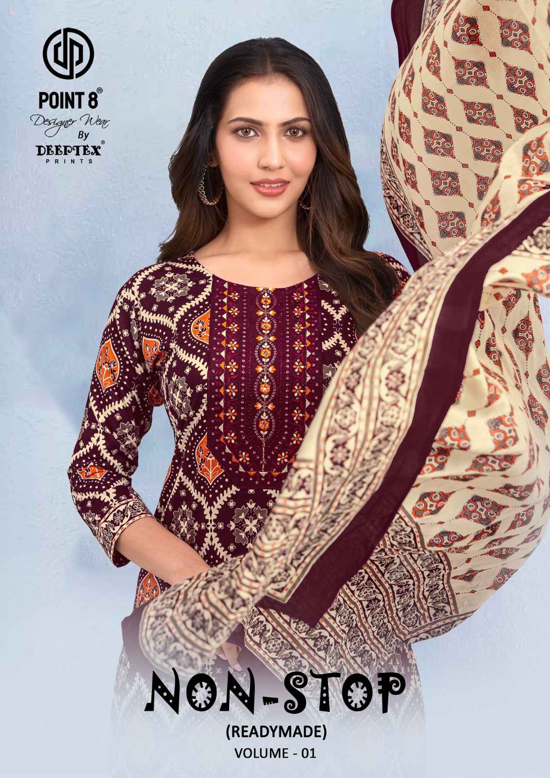 Deeptex Non Stop Vol 1 Readymade Cotton Dress 8 pcs Catalogue