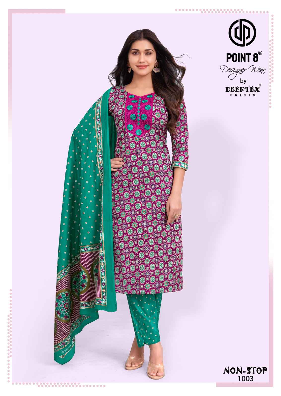 Deeptex Non Stop Vol 1 Readymade Cotton Dress 8 pcs Catalogue