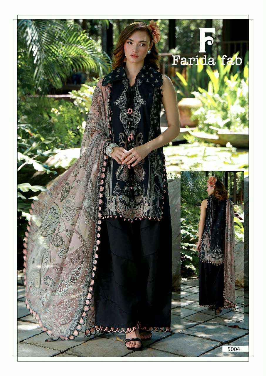 Farida Fab Amara Vol 5 Cotton Dress Material 6 pcs Catalogue