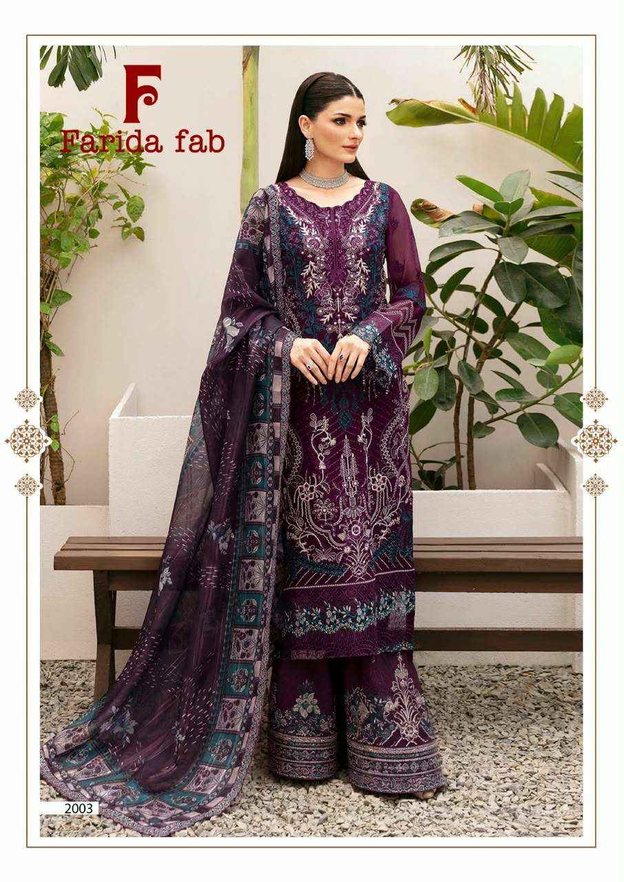 Farida Fab Julfat Vol 2 Cotton Dress Material 6 pcs Catalogue