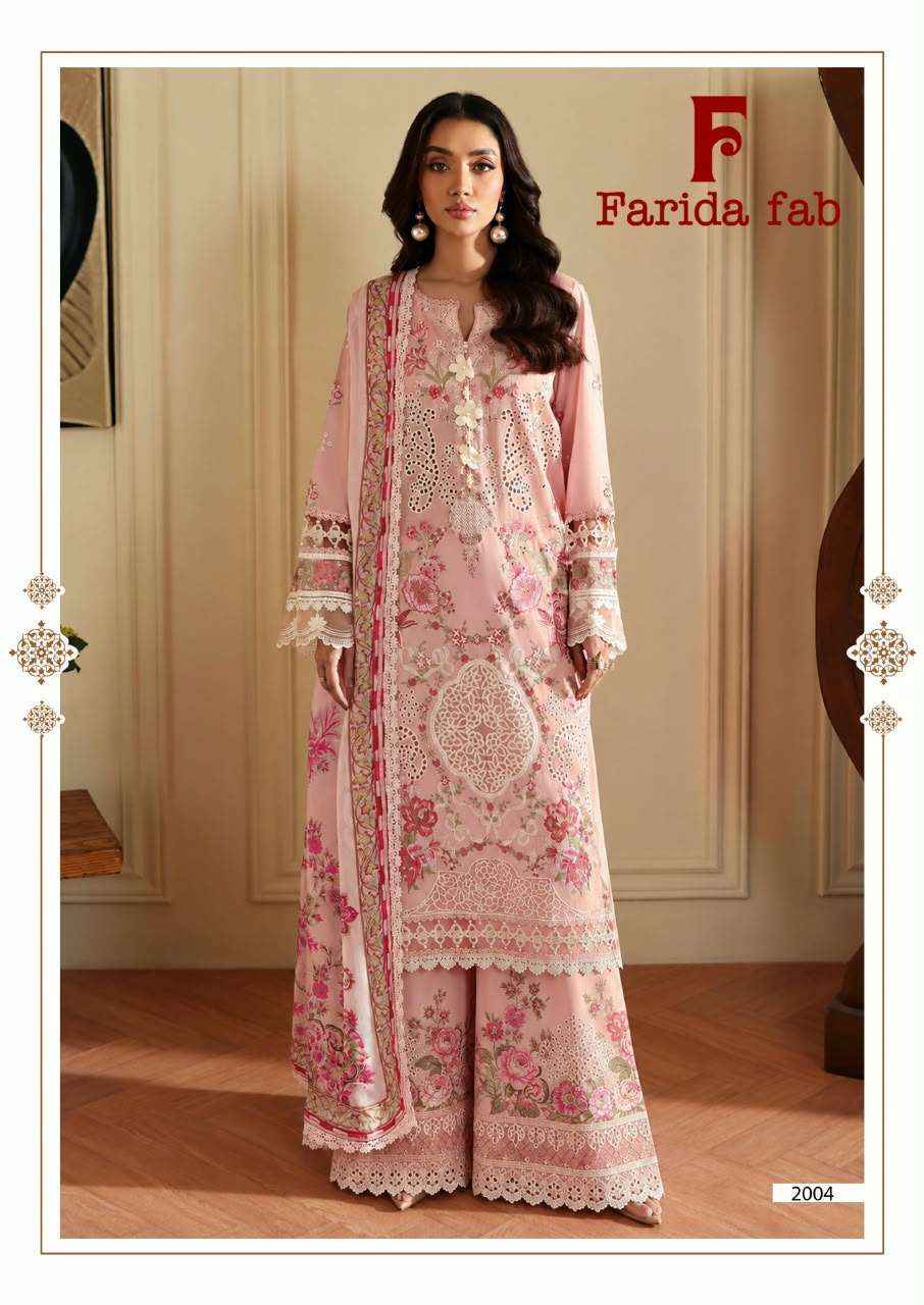 Farida Fab Julfat Vol 2 Cotton Dress Material 6 pcs Catalogue