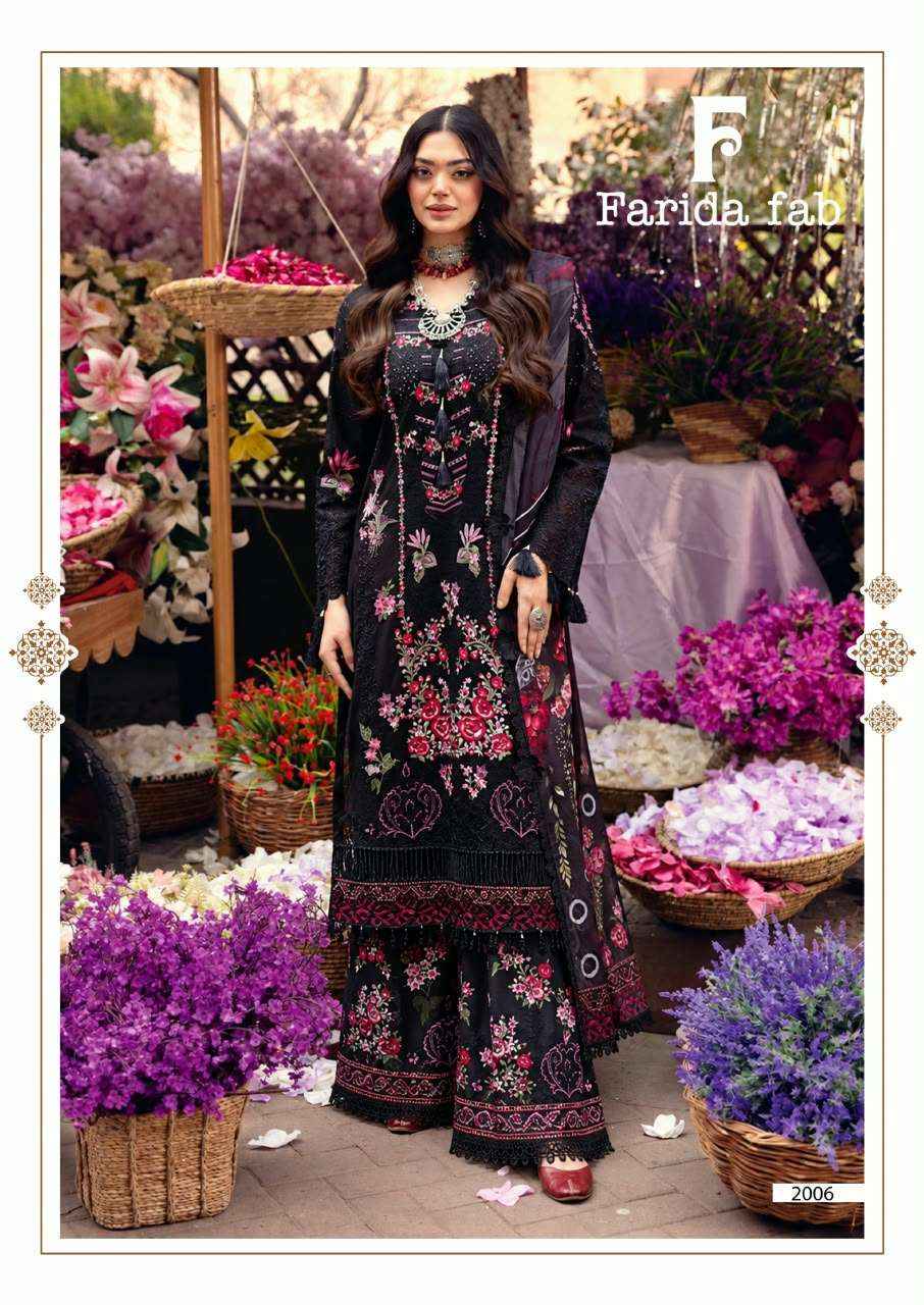 Farida Fab Julfat Vol 2 Cotton Dress Material 6 pcs Catalogue