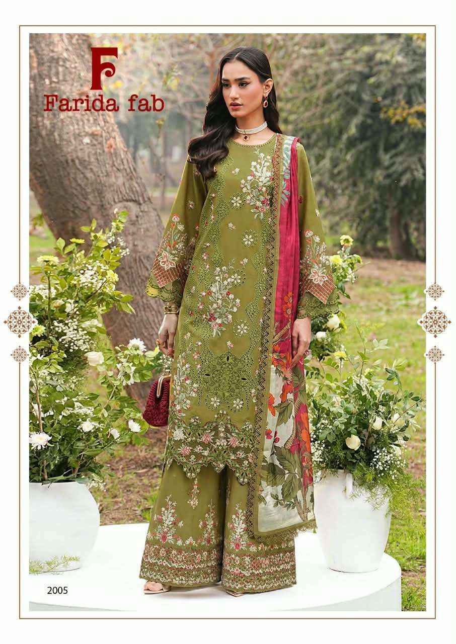 Farida Fab Julfat Vol 2 Cotton Dress Material 6 pcs Catalogue