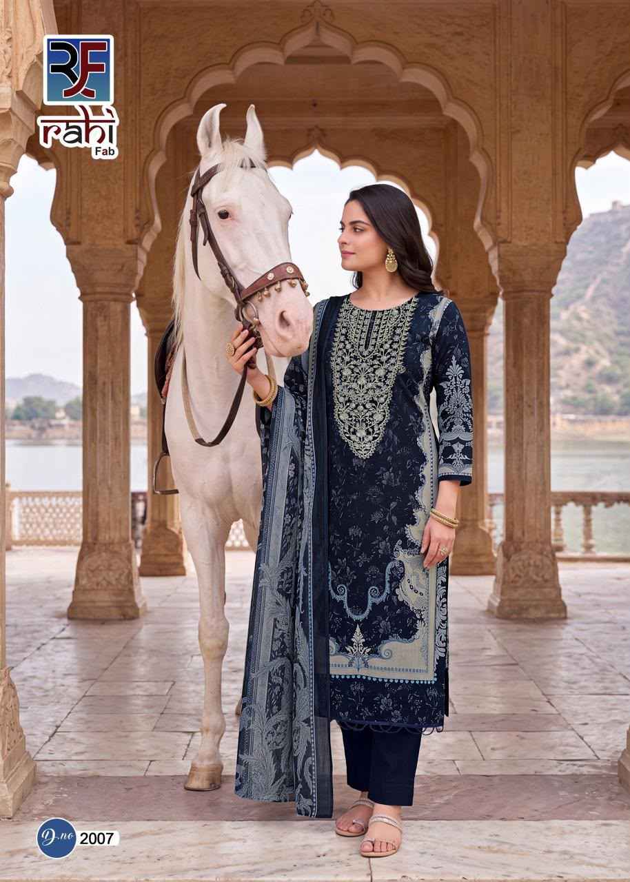 Farida Fab Red Orchid Vol 2 Lawn Cotton Dress Material 8 pcs Catalogue