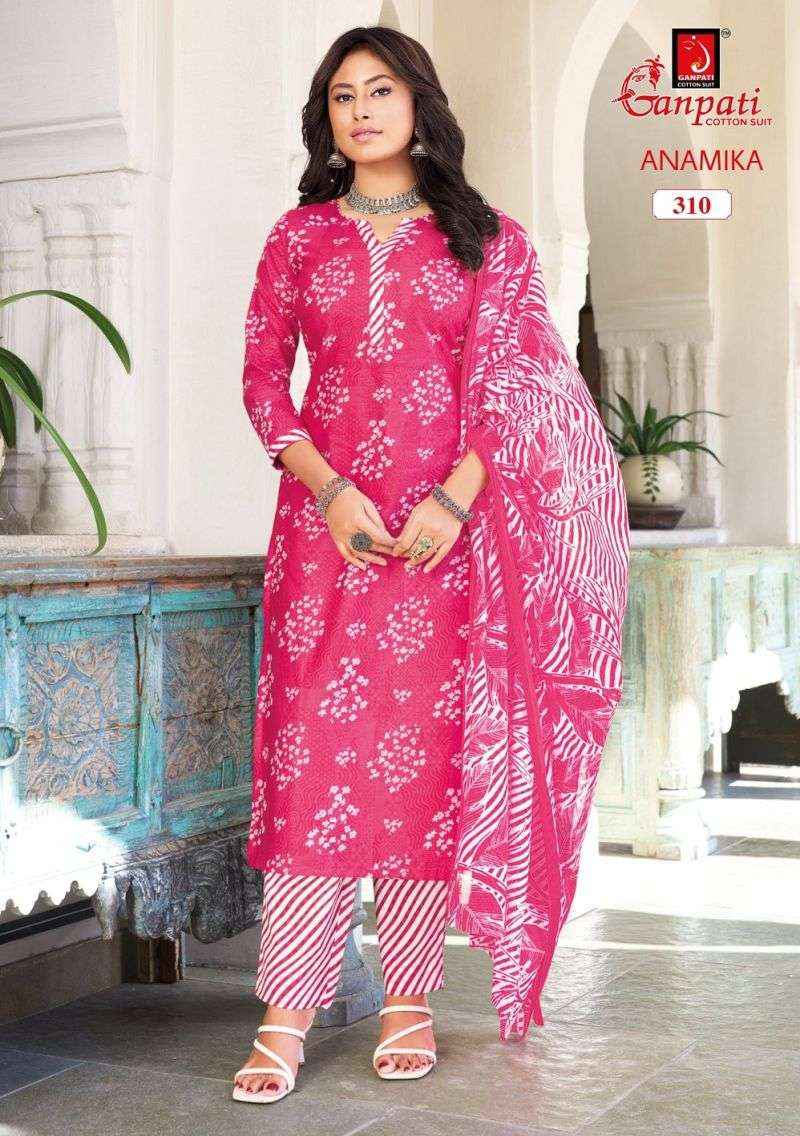 Ganpati Anamika Vol 3 Cotton Dress Material 12 pcs Catalogue