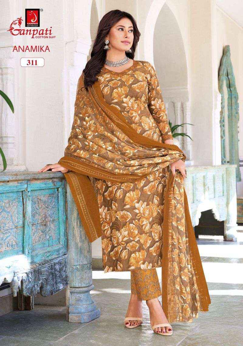Ganpati Anamika Vol 3 Cotton Dress Material 12 pcs Catalogue