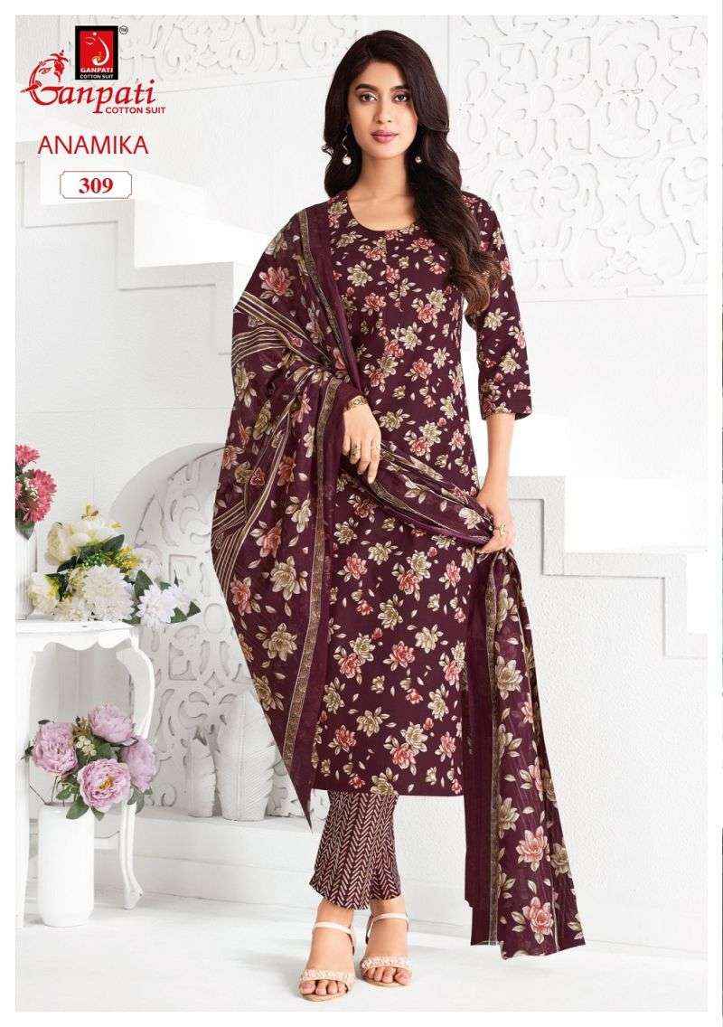 Ganpati Anamika Vol 3 Cotton Dress Material 12 pcs Catalogue