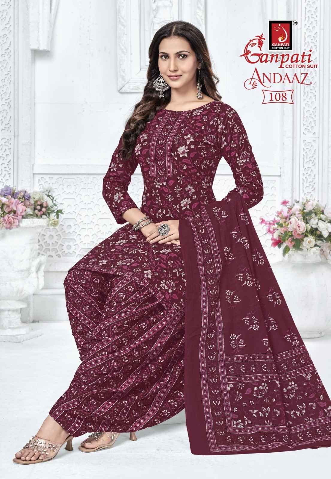 Ganpati Andaaz Vol 4 Cotton Dress Material