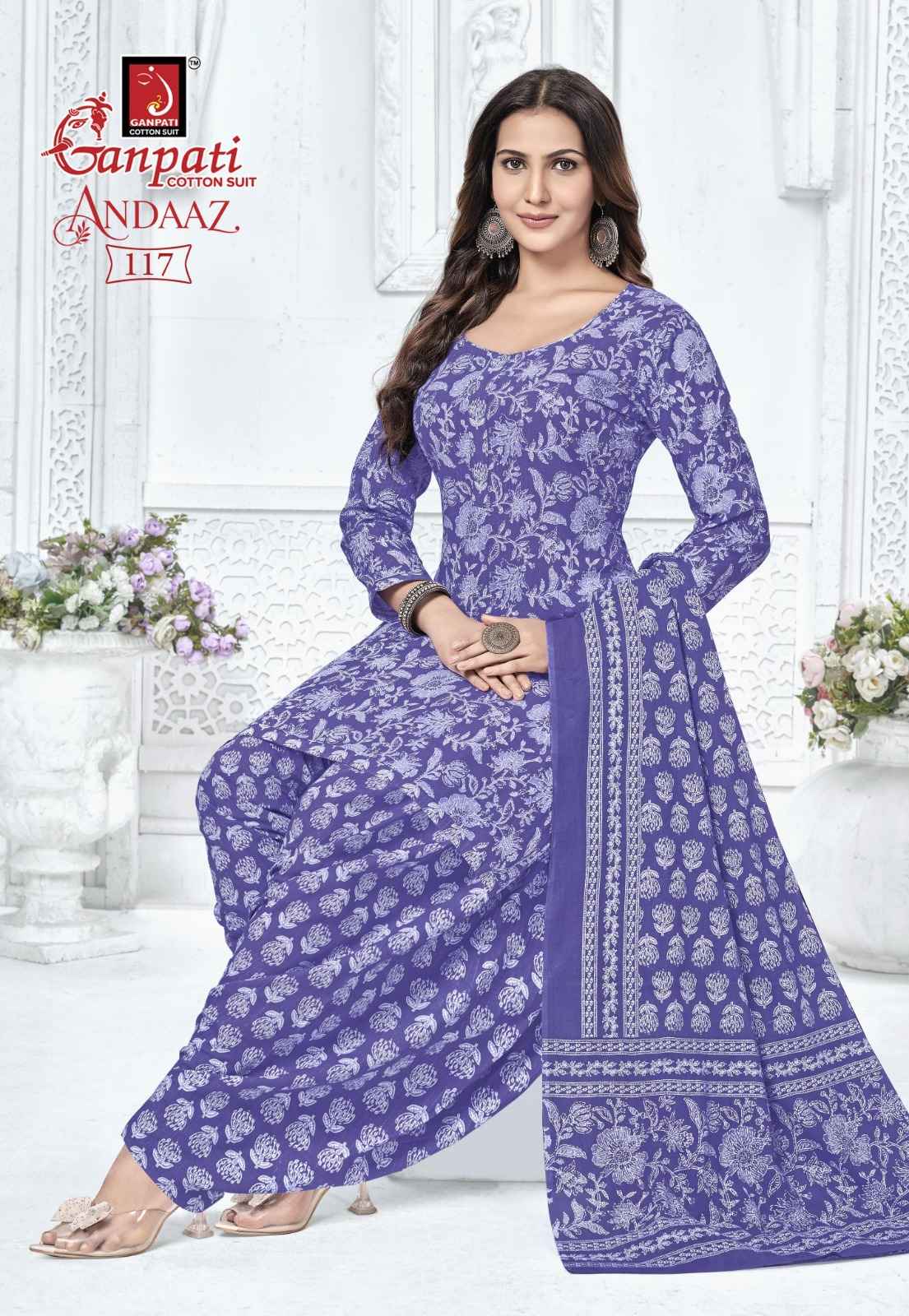 Ganpati Andaaz Vol 4 Cotton Dress Material