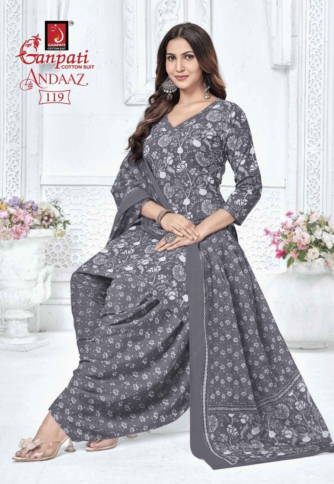 Ganpati Andaaz Vol 4 Cotton Dress Material