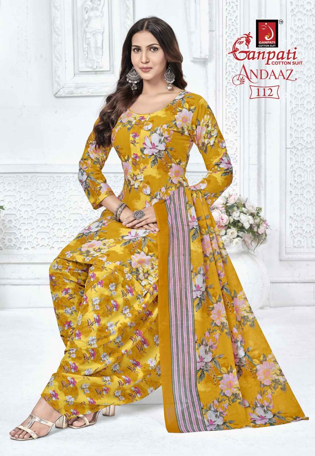 Ganpati Andaaz Vol 4 Cotton Dress Material
