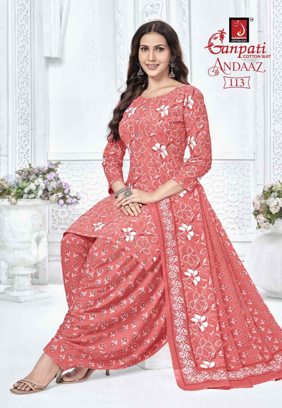 Ganpati Andaaz Vol 4 Cotton Dress Material