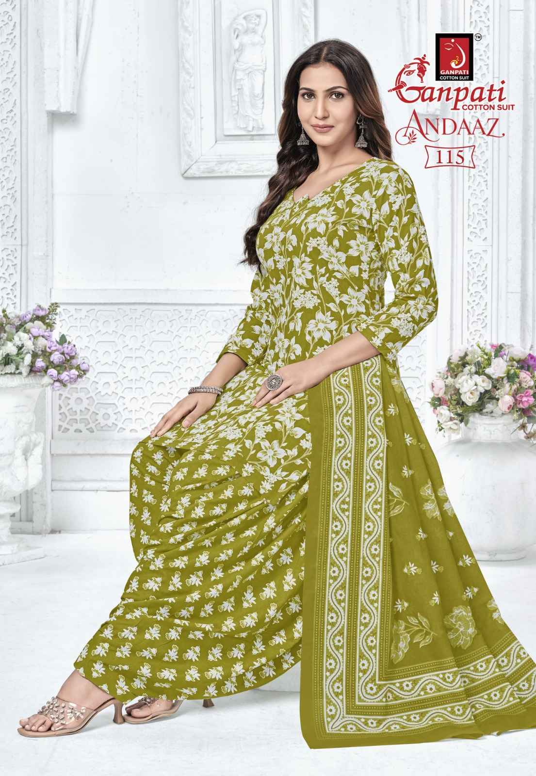 Ganpati Andaaz Vol 4 Cotton Dress Material