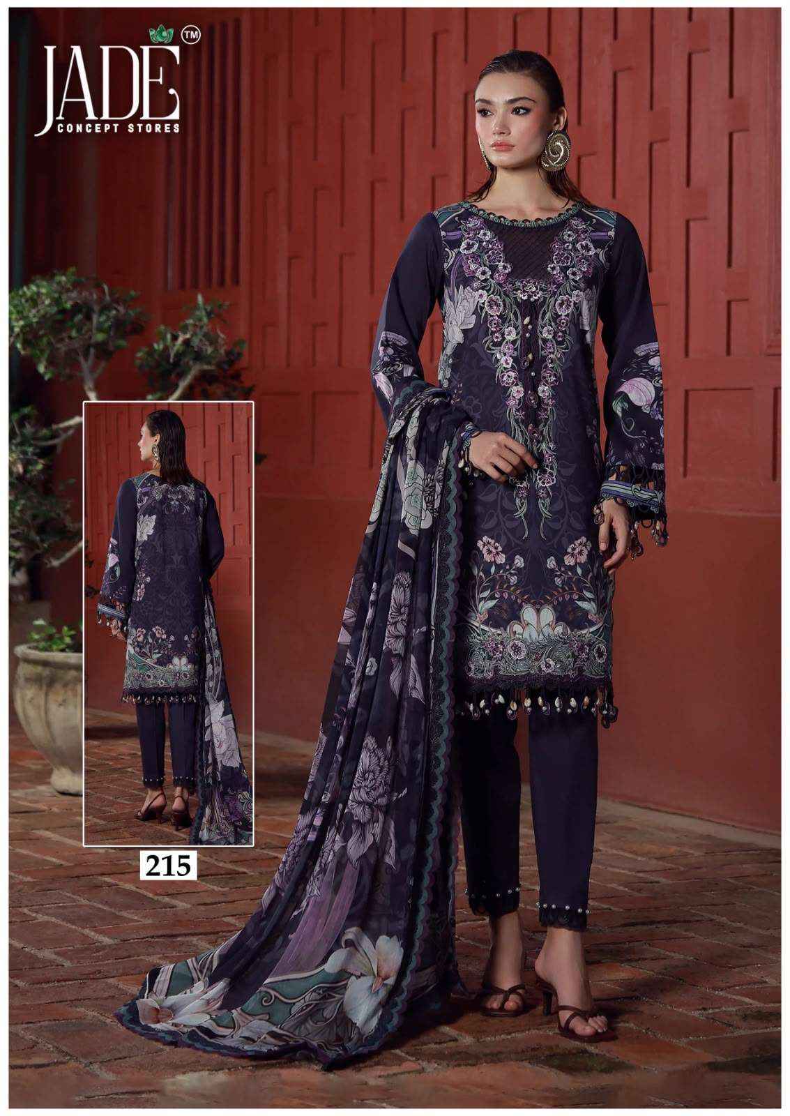 Jade Chevron Vol 22 Cotton Dress Material 6 Pc Catalog
