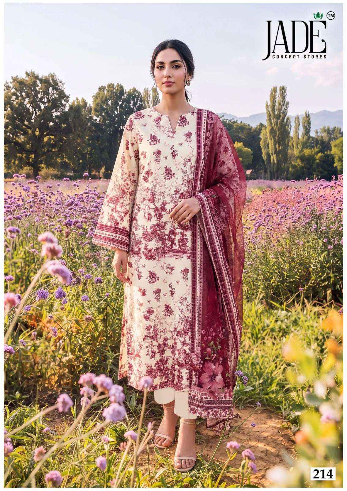 Jade Chevron Vol 22 Readymade Cotton Dress 6 Pc Catalog