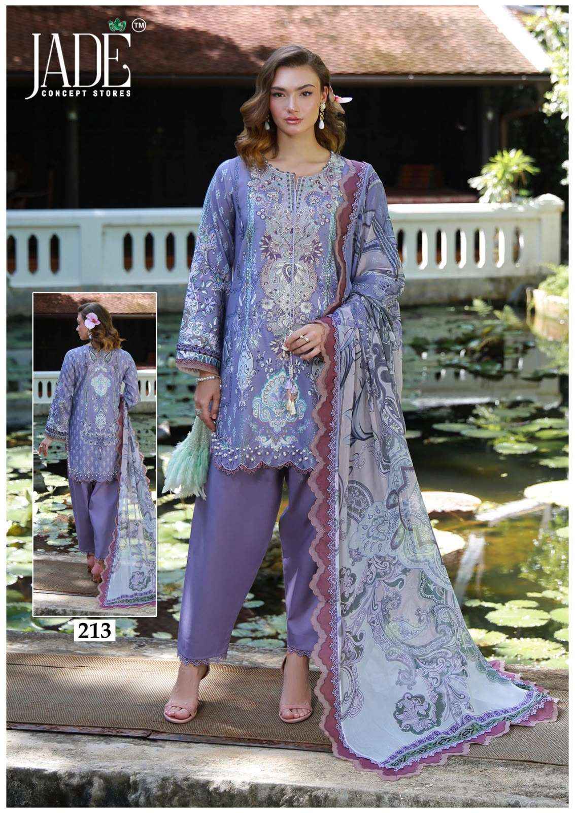 Jade Chevron Vol 22 Readymade Cotton Dress 6 Pc Catalog