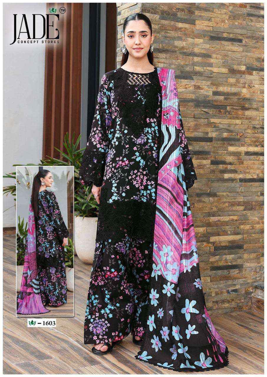 Jade Crimson Vol 16 Readymade Lawn Cotton Dress 6 pc Cataloge