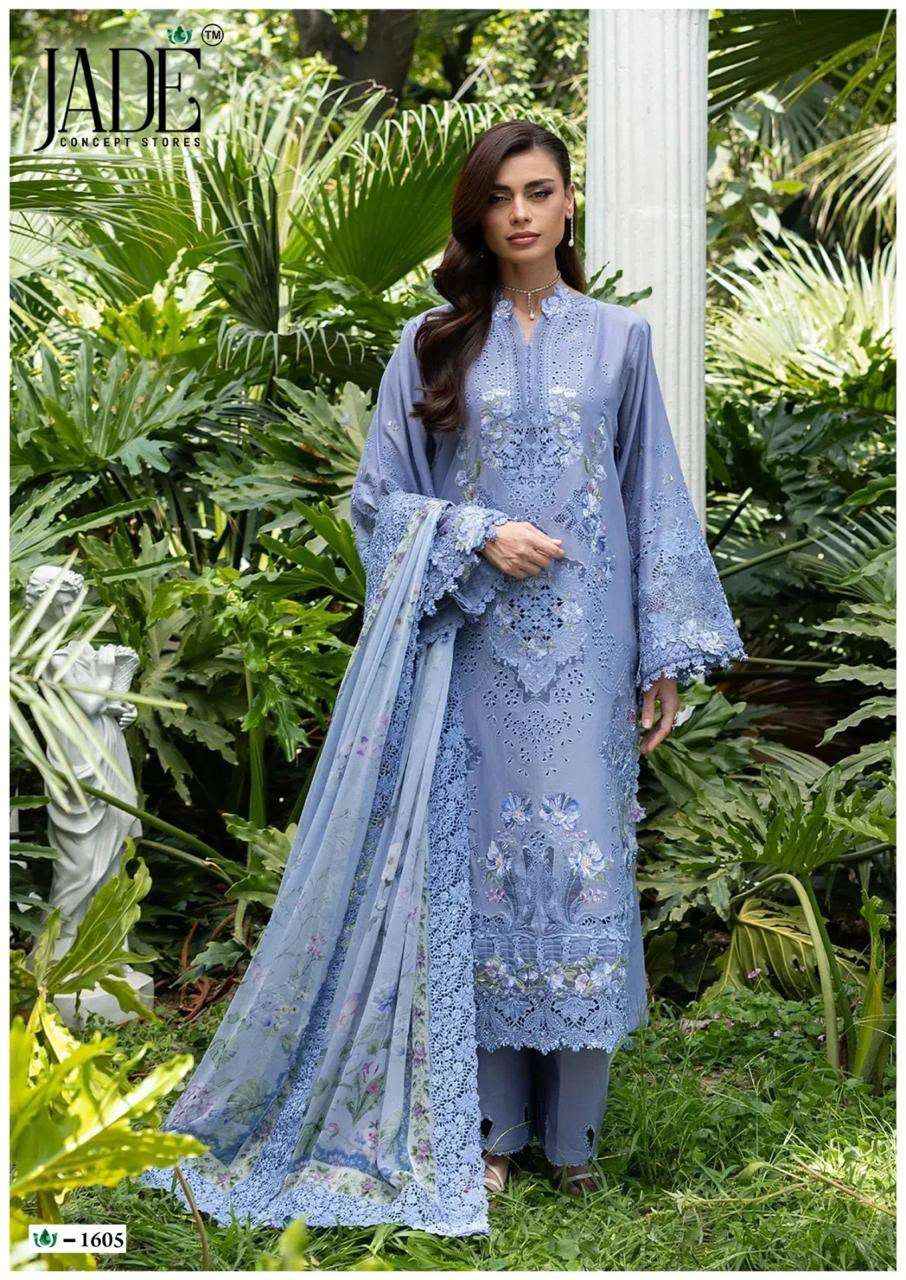 Jade Crimson Vol 16 Readymade Lawn Cotton Dress 6 pc Cataloge