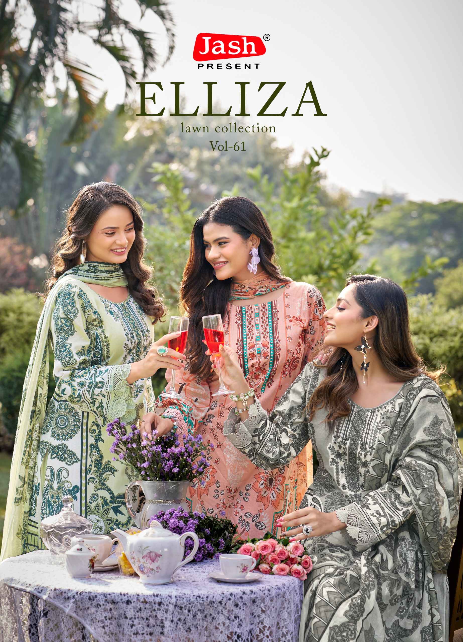 Jash Elliza Vol 61 Cotton Dress Material 10 pcs Catalogue