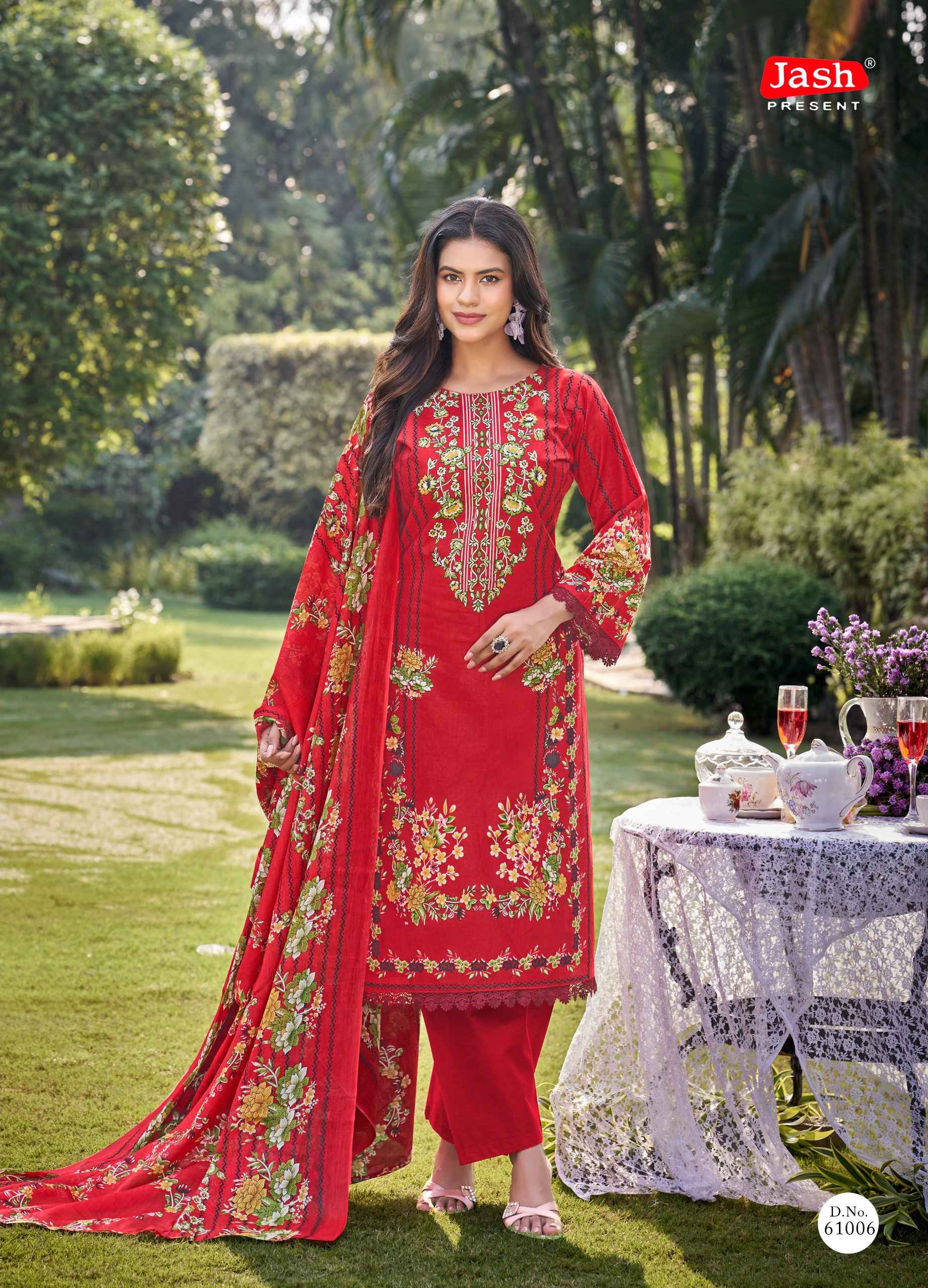 Jash Elliza Vol 61 Cotton Dress Material 10 pcs Catalogue