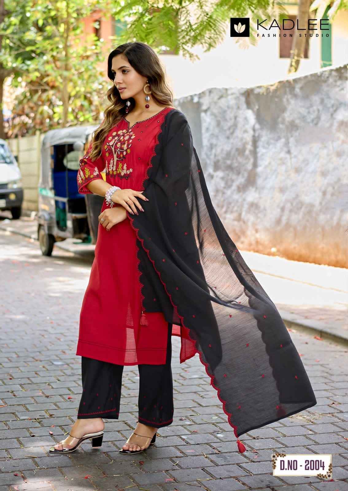 Kadlee Rajvee Roman Silk Kurti Combo 6 pcs Catalogue