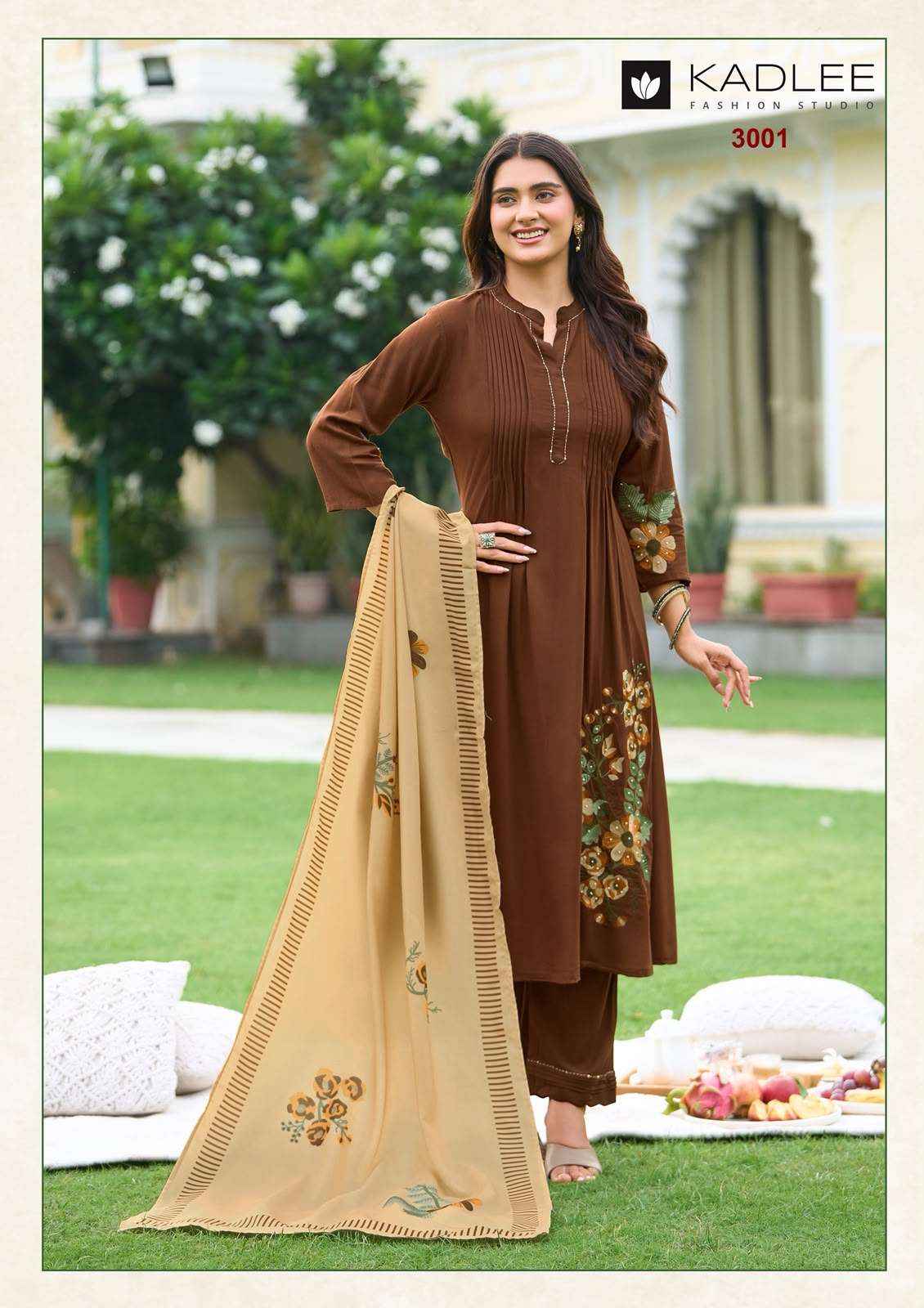 Kadlee Saaj Rayon Kurti Combo 4 pcs Catalogue