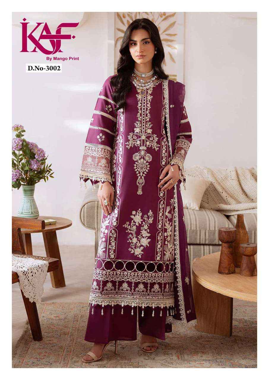 KAF Fabric Royal Rawa Vol 3 Cotton Dress Material 6 Pcs Catalouge