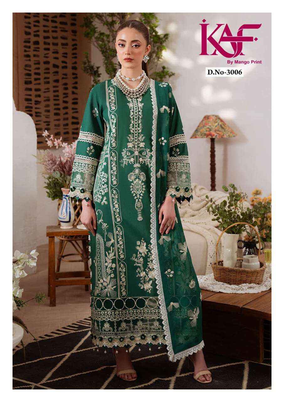 KAF Fabric Royal Rawa Vol 3 Cotton Dress Material 6 Pcs Catalouge