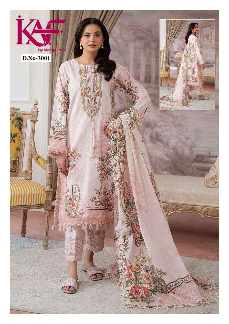 KAF Fabric Royal Rawa Vol 3 Cotton Dress Material 6 Pcs Catalouge