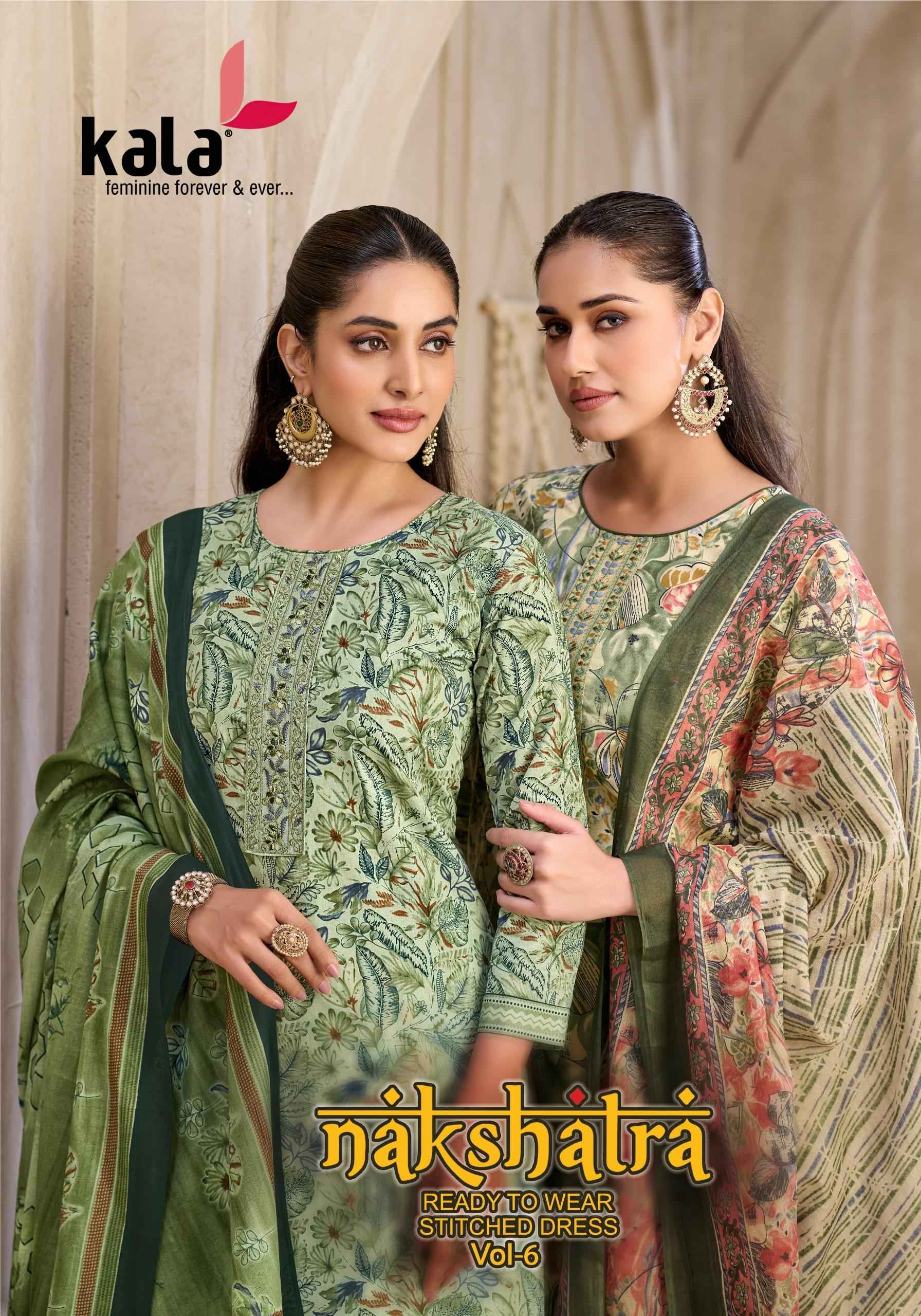 Kala Nakshatra Vol 6 Readymade Cotton Dress 12 pcs Catalogue