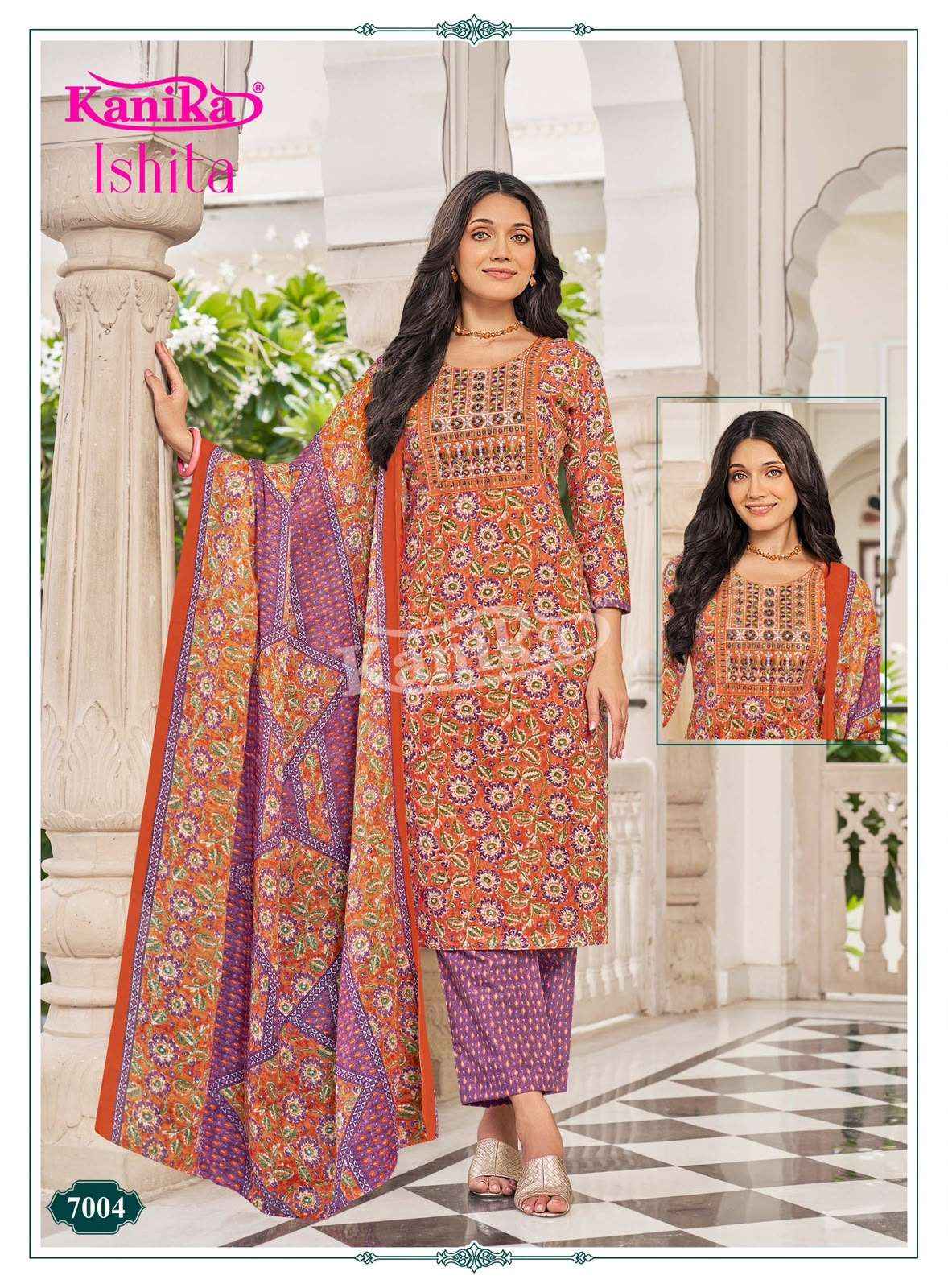 Kanika Ishita Vol 7 Cotton Kurti Combo 12 pcs Catalogue