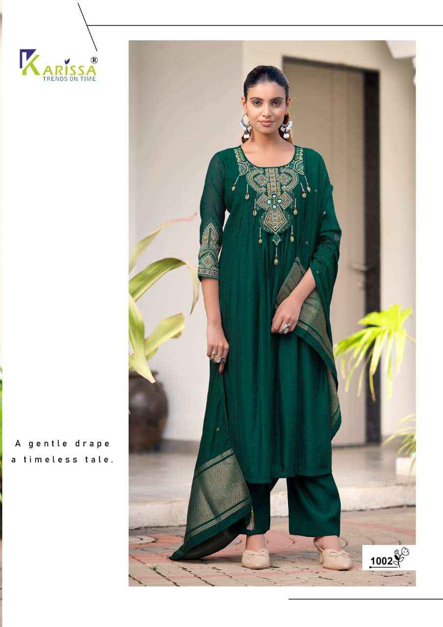Karissa Supriya Silk Kurti Combo 4 pcs Catalogue