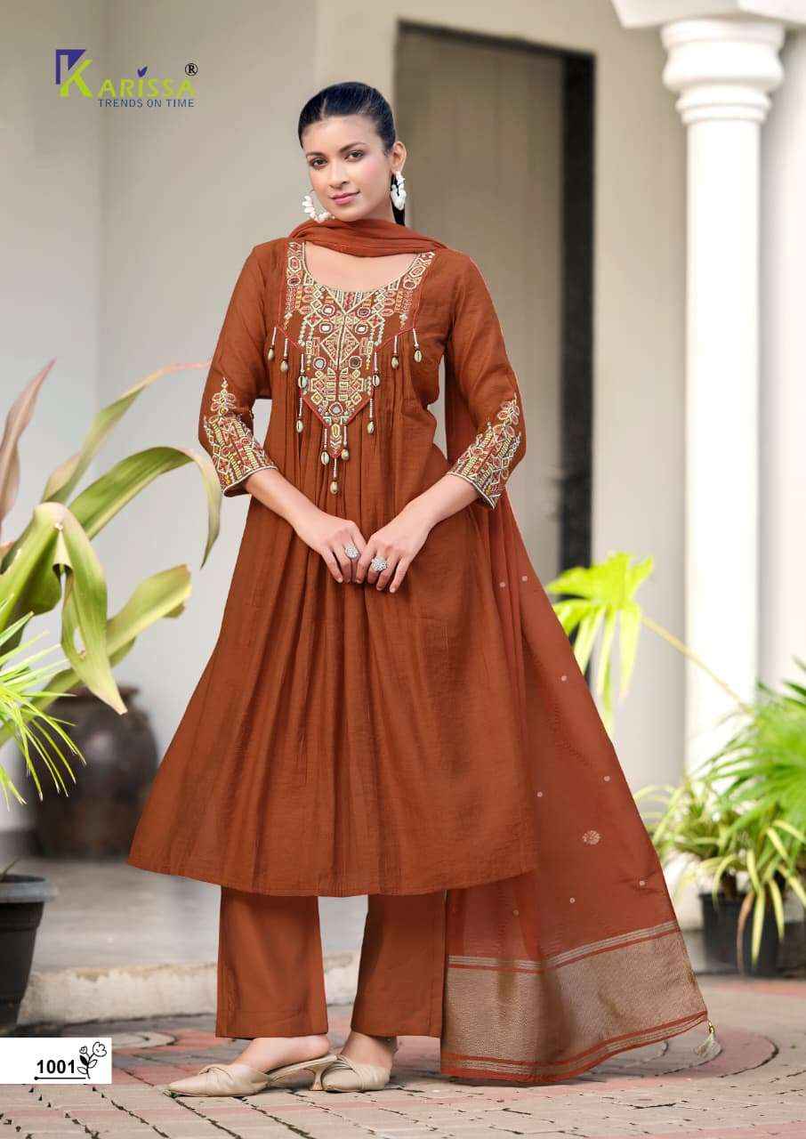 Karissa Supriya Silk Kurti Combo 4 pcs Catalogue