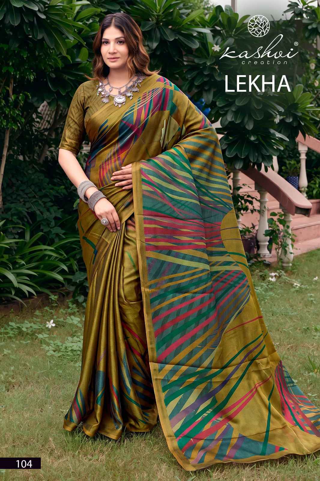 Kashvi Lekha Georgette Saree 8 pcs Catalogue