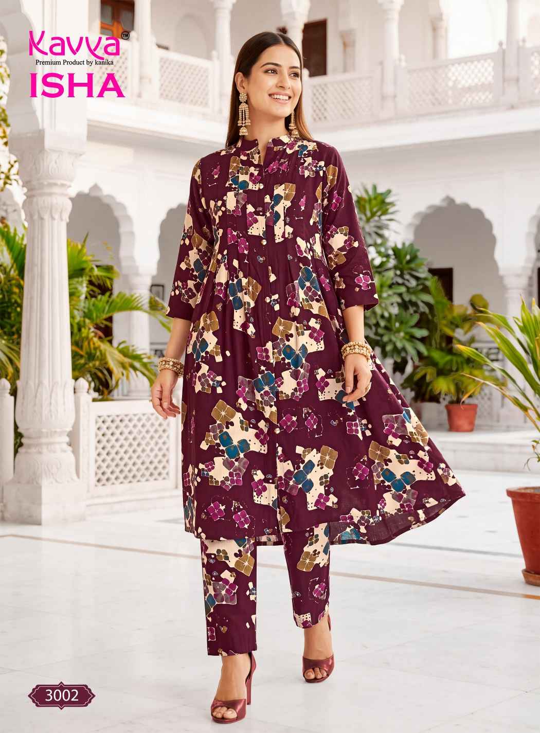 Kavya Isha Vol 3 Vatican Co Ord Set 10 pcs Catalogue