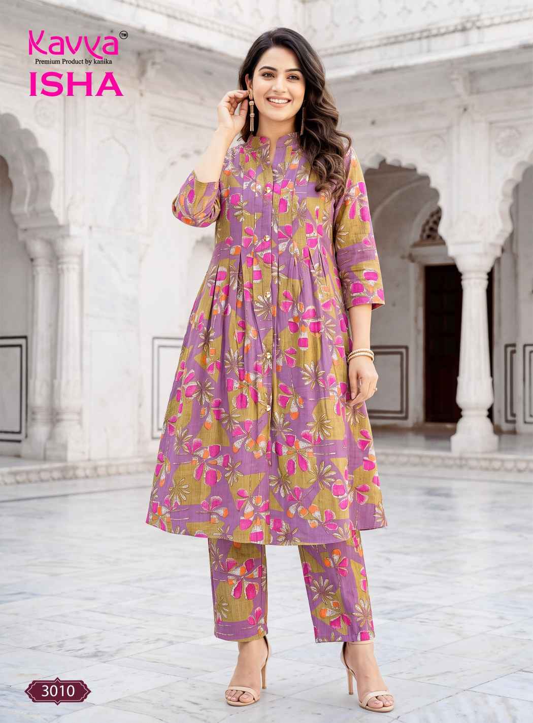 Kavya Isha Vol 3 Vatican Co Ord Set 10 pcs Catalogue