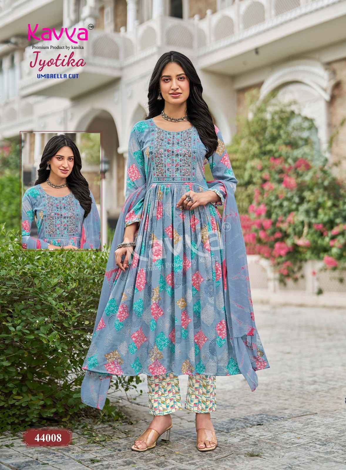 Kavya Jyotika Vol 44 Capsule Kurti Combo 10 pcs Catalogue