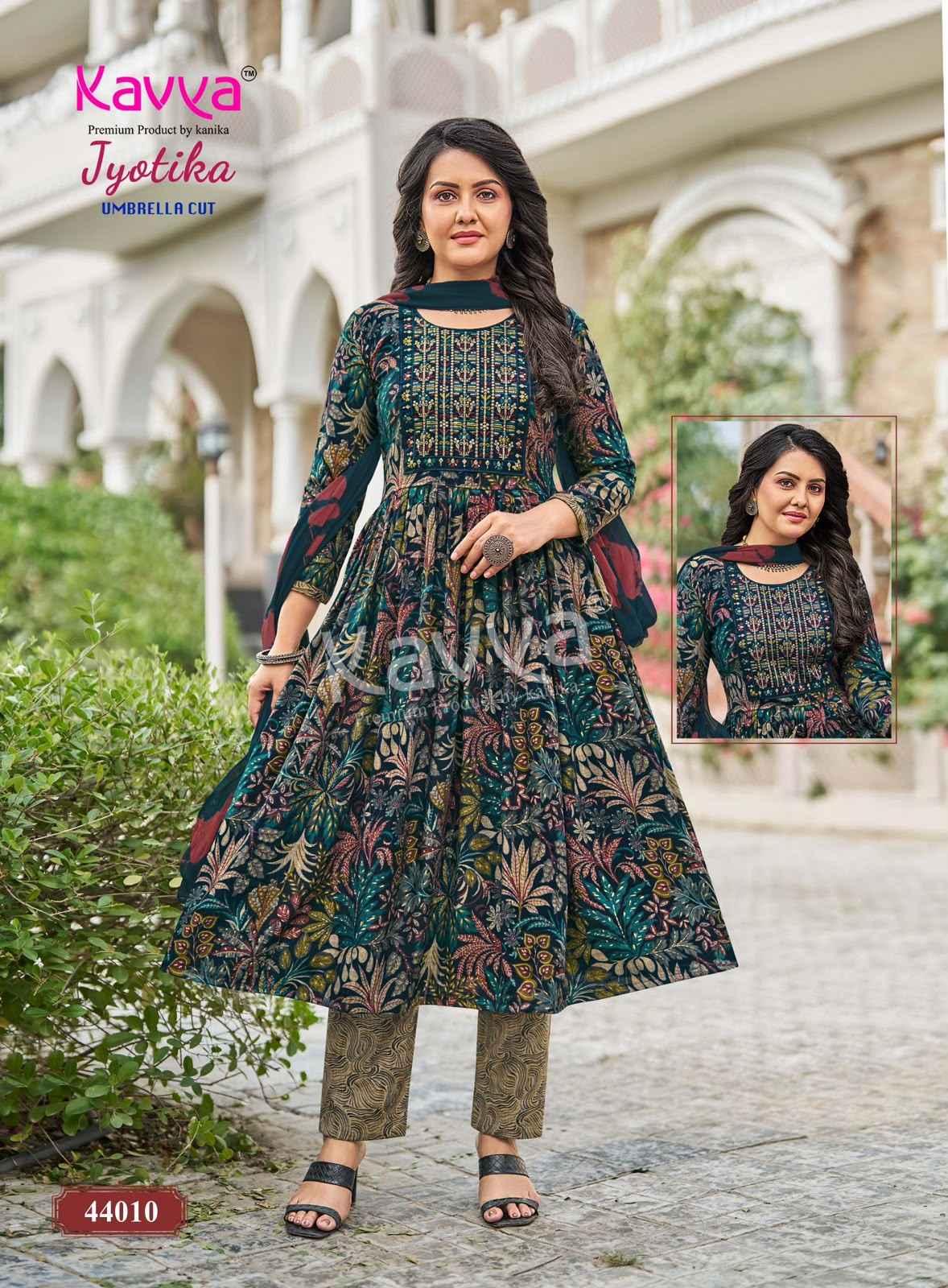 Kavya Jyotika Vol 44 Capsule Kurti Combo 10 pcs Catalogue