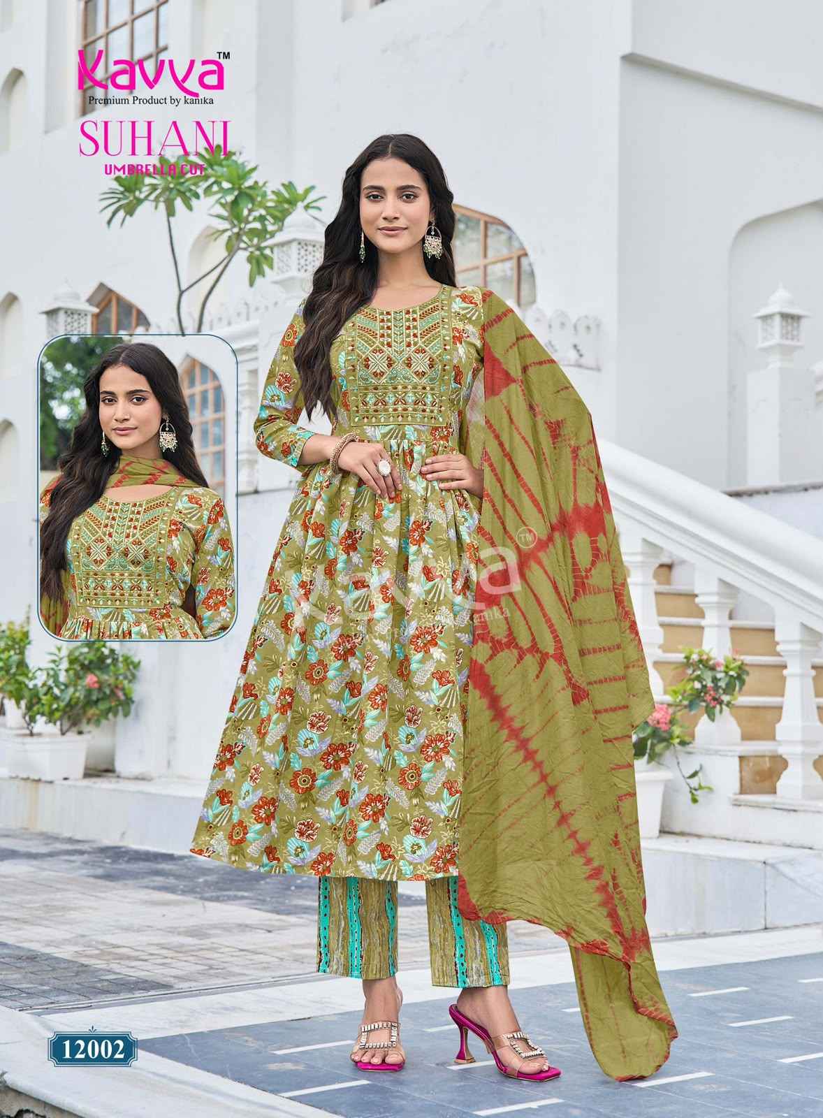 Kavya Suhani Vol 12 Viscose Kurti Combo 10 pcs Catalogue