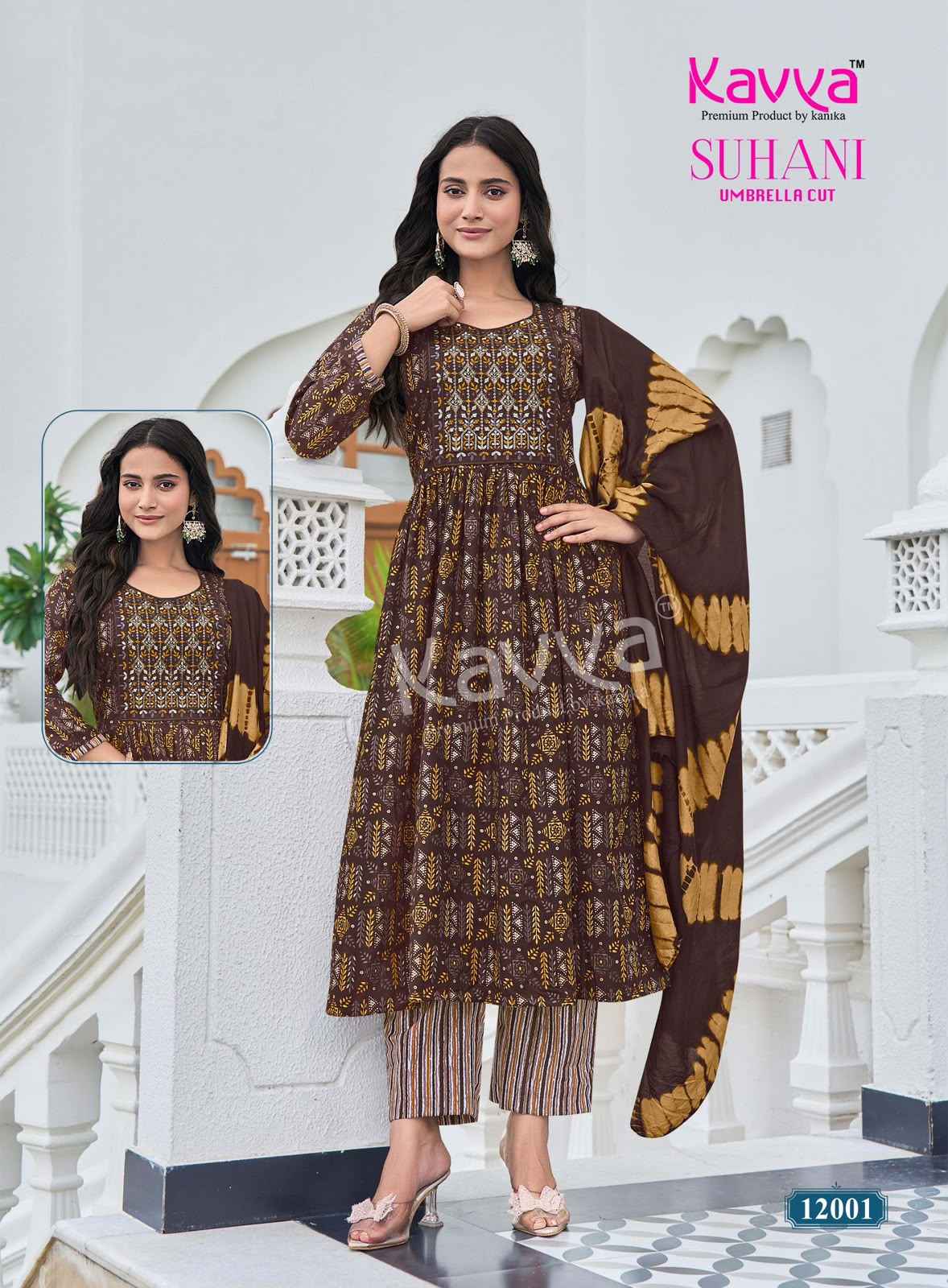 Kavya Suhani Vol 12 Viscose Kurti Combo 10 pcs Catalogue