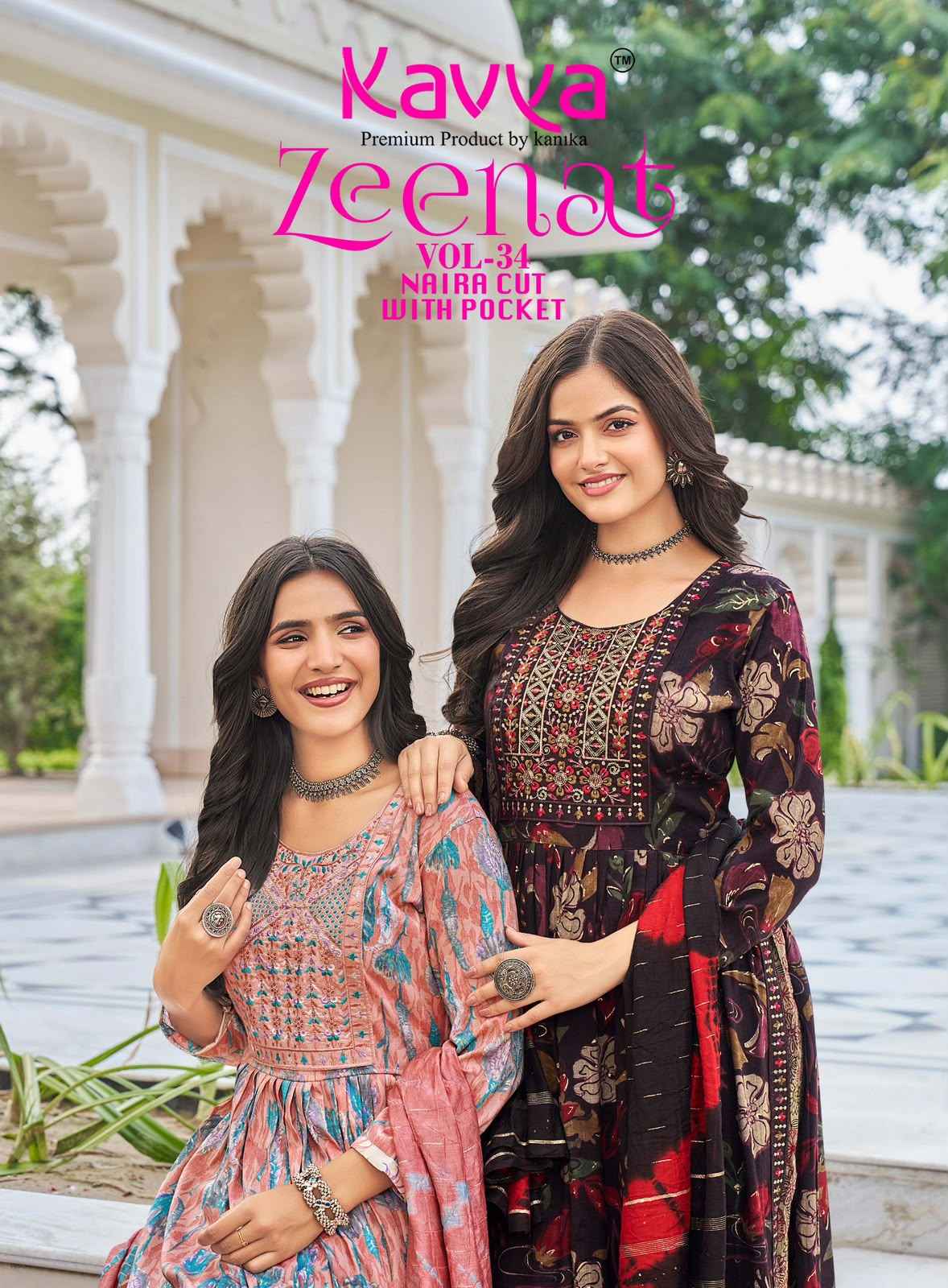 Kavya Zeenat Vol 34 Capsule Kurti Combo 10 pcs Catalogue
