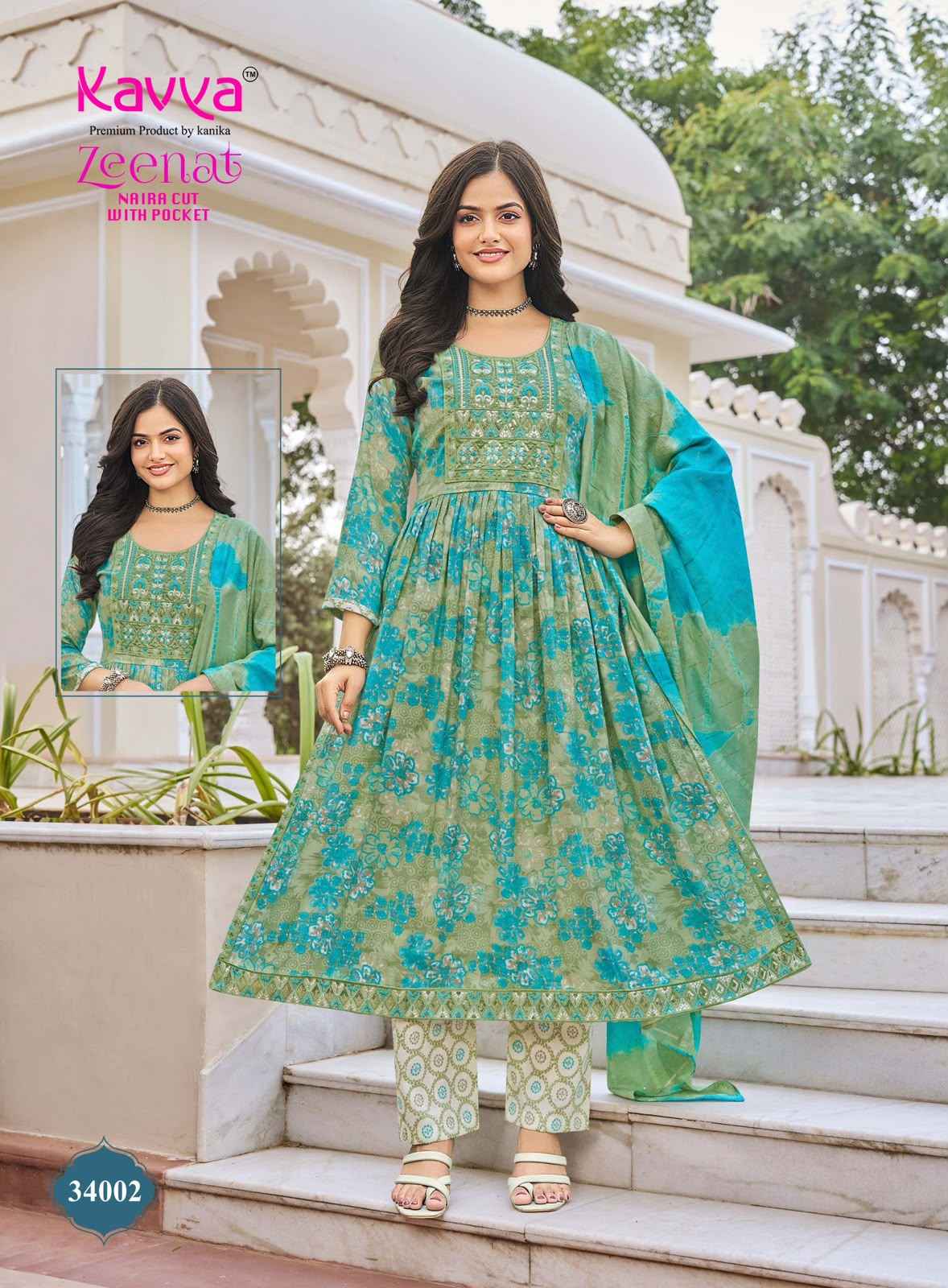 Kavya Zeenat Vol 34 Capsule Kurti Combo 10 pcs Catalogue
